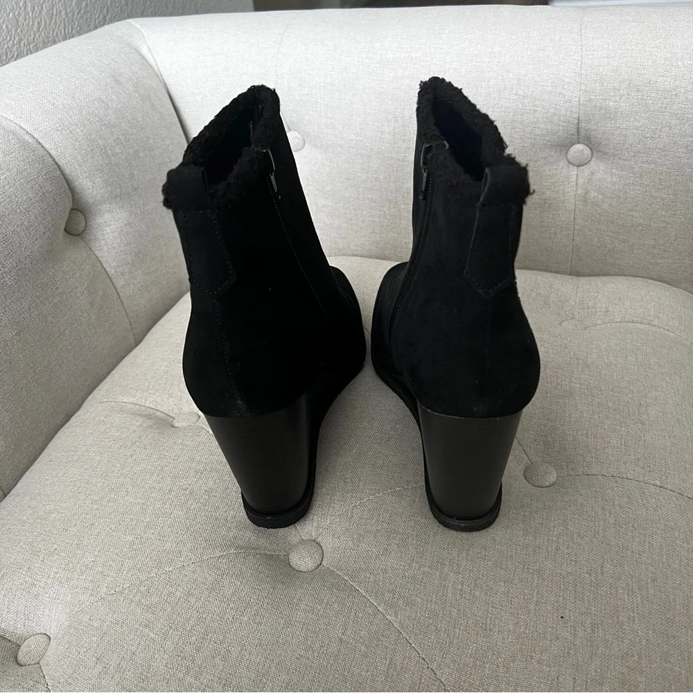 Sun + Stone NIB Camille’s Wedge Booties SIZE 11